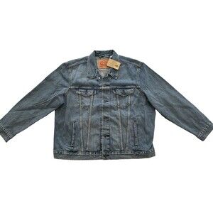 Levi's Men's Regular-Fit Classic Denim Jean Trucker Jacket Size XXL 2XL - NWT